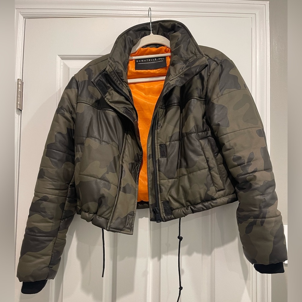 Army puffer jacket